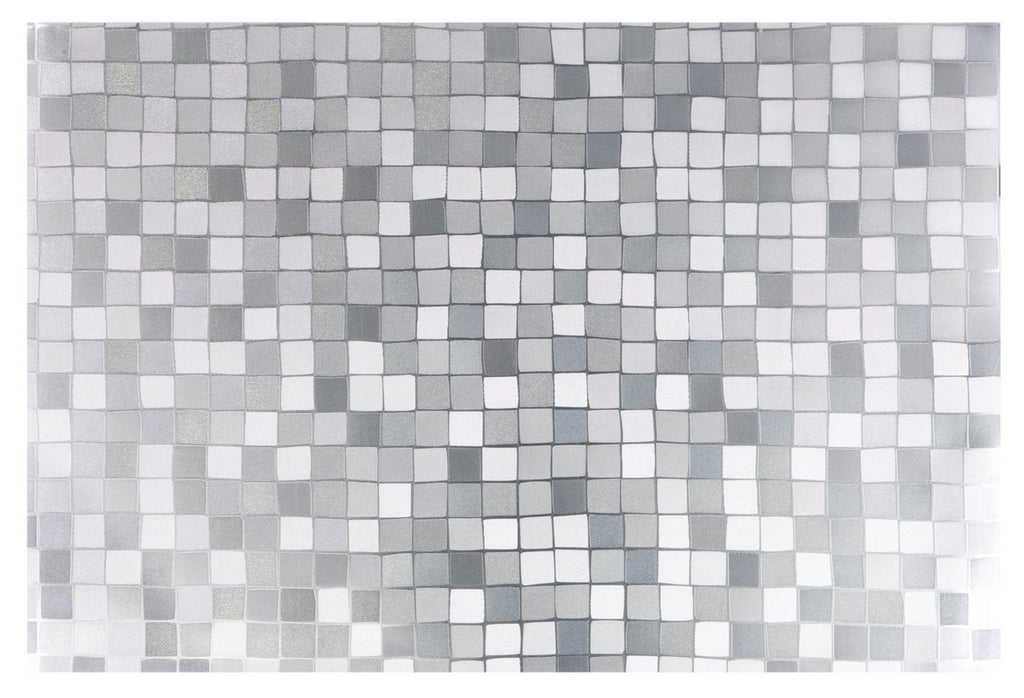 ASHDENE LUXE Placemat Metallic Check Silver