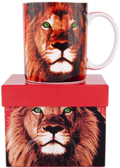ASHDENE Mug  Wild Lion  (Bone China)