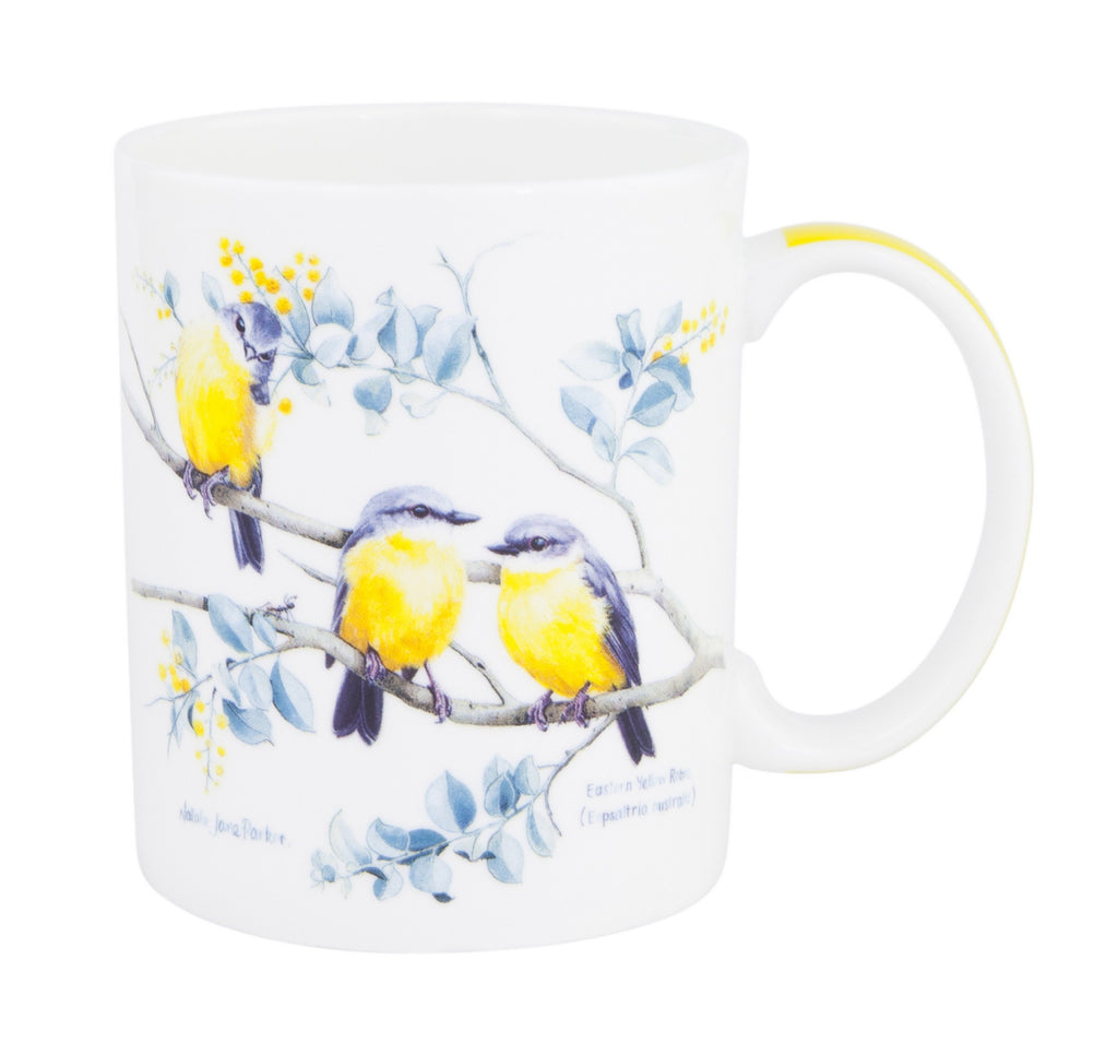 ASHDENE Mug  Birds of Australia Yellow Robin