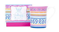 ASHDENE Flare Mug Madame Butterfly Boho (Bone China)