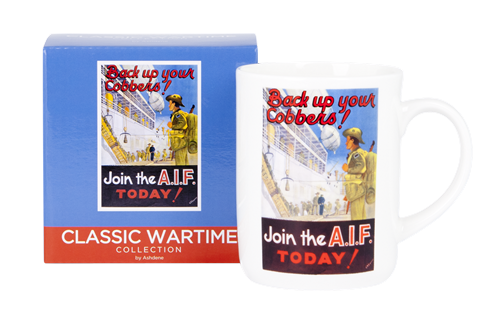 ASHDENE Mug  Classic Wartime AIF