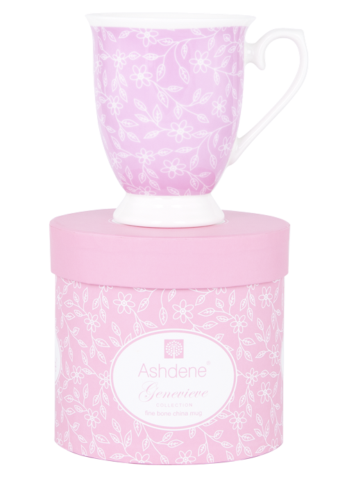 ASHDENE Mug Genevieve Daisy Pink