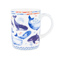 ASHDENE Mug  Deep Blue Whale Tales