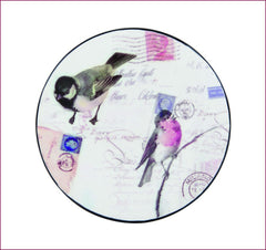 ASHDENE Coasters Rose Pink Finch
