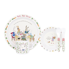 ASHDENE Child Dinner Set Ruby Red Aware (Melamine)