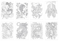 Adult Colouring Book - Tattoo You