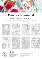Adult Colouring Book - Patterns All Around