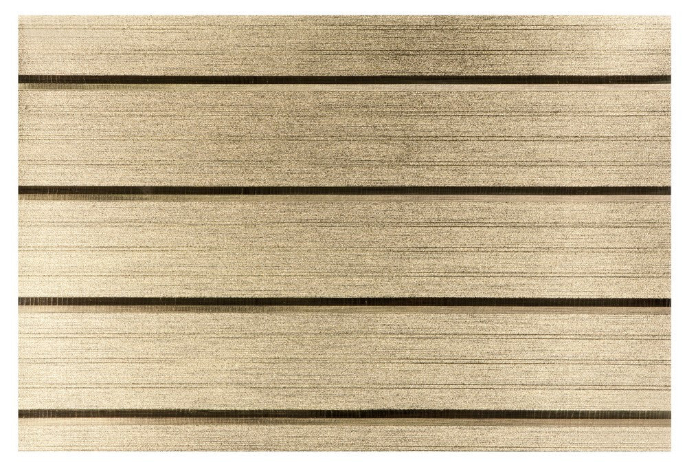 ASHDENE LUXE Placemat Metallic Stripe Gold