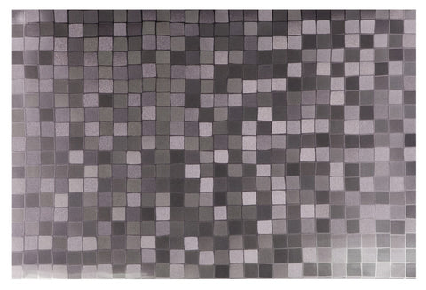 ASHDENE LUXE Placemat Metallic Check Graphite