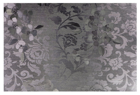 ASHDENE LUXE Placemat Metallic Floral Graphite