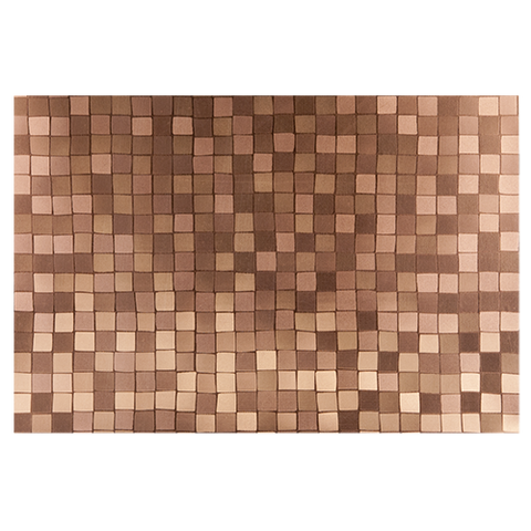 ASHDENE LUXE Placemat Metallic Check Copper