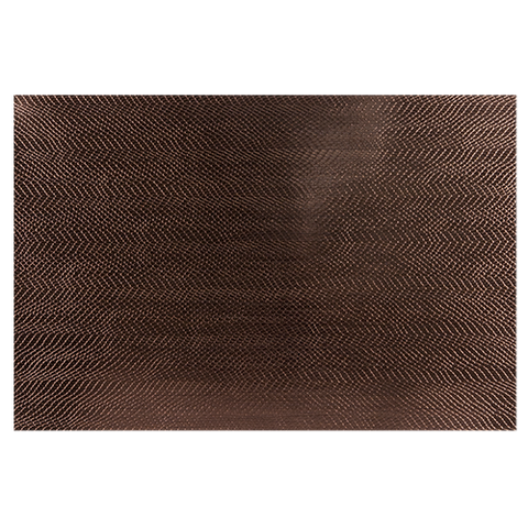 ASHDENE LUXE Placemat Metallic Snake Skin Copper