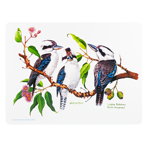 ASHDENE Placemat Birds of Australia Kookaburra
