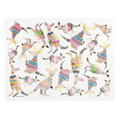 ASHDENE Placemat Cooee Kangaroo