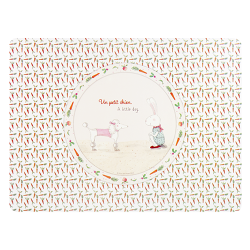 ASHDENE Placemat Ruby Red Shoes Petit Chien