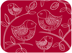 ASHDENE Round Surface Saver Beautiful Birds