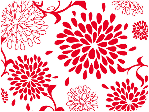 ASHDENE Surface Saver Red Flower
