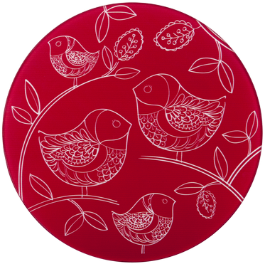 ASHDENE Round Surface Saver Beautiful Birds