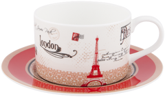 ASHDENE Cappuccino Cup & Saucer Capital Collection