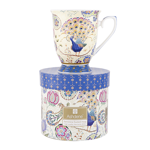 ASHDENE Mug Peacock Fantasy Blue