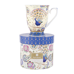 ASHDENE Mug Peacock Fantasy Blue