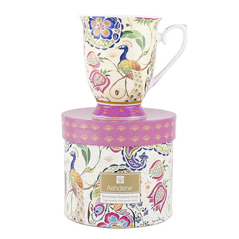 ASHDENE Mug Peacock Fantasy Pink