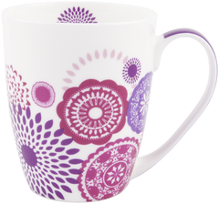 ASHDENE Coupe Mug Kaleidoscope Purple (Bone China)