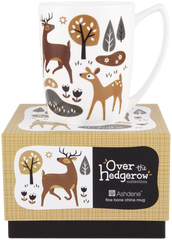 ASHDENE Mug Over the Hedgerow Deer  (Bone China)