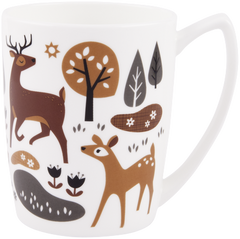 ASHDENE Mug Over the Hedgerow Deer  (Bone China)