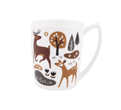 ASHDENE Mug Set of 4 Over the Hedgerow (Bone China)