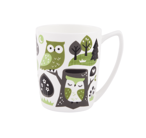 ASHDENE Mug Over the Hedgerow Owl (Bone China)