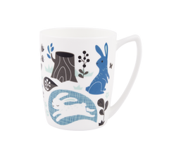 ASHDENE Mug Set of 4 Over the Hedgerow (Bone China)