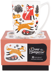 ASHDENE Mug Over the Hedgerow Fox (Bone China)