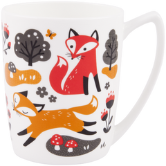ASHDENE Mug Over the Hedgerow Fox (Bone China)