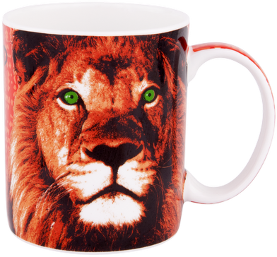 ASHDENE Mug  Wild Lion  (Bone China)