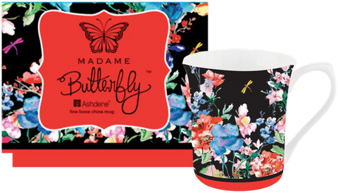 ASHDENE Flare Mug Madame Butterfly Oriental (Bone China)
