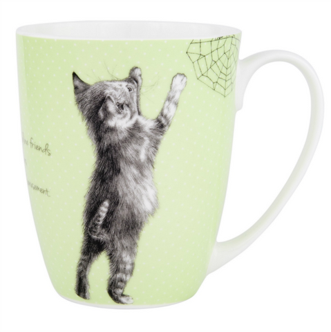 ASHDENE Coupe Mug It's All About Meow Green