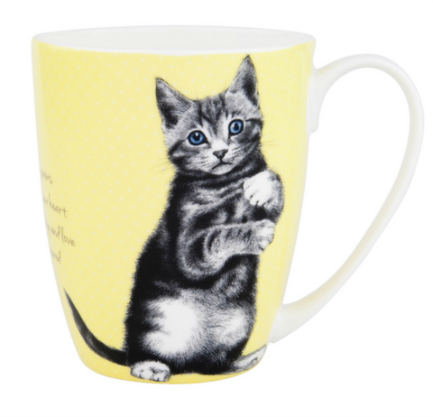 ASHDENE Coupe Mug It's All About Meow  Yellow