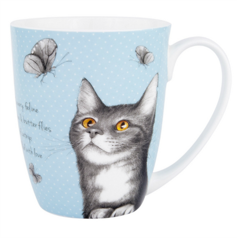 ASHDENE Coupe Mug It's All About Meow  Blue