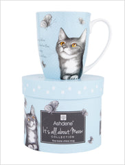 ASHDENE Coupe Mug It's All About Meow  Blue