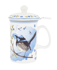 ASHDENE 3 PC Infuser Set Plume and Perch Blue Wren