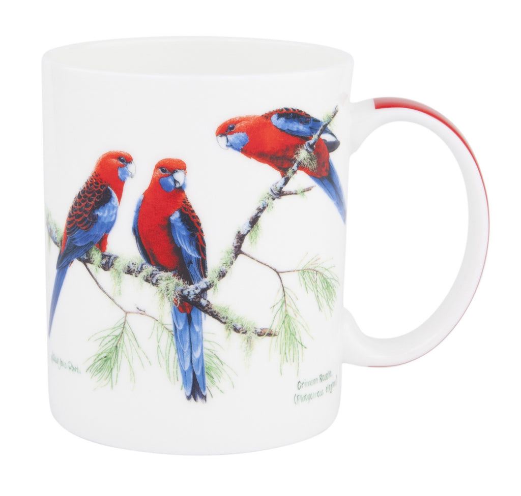 ASHDENE Mug  Birds of Australia Crimson Rosella