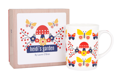 ASHDENE Mug Heidi's Garden Butterfly
