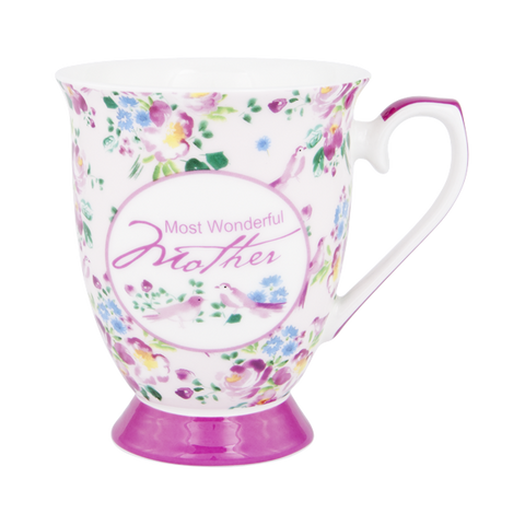 ASHDENE Mug Mum's The Word Pretty Pink Mother