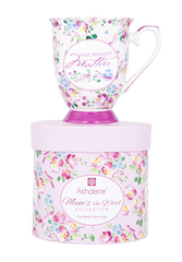 ASHDENE Mug Mum's The Word Pretty Pink Mother