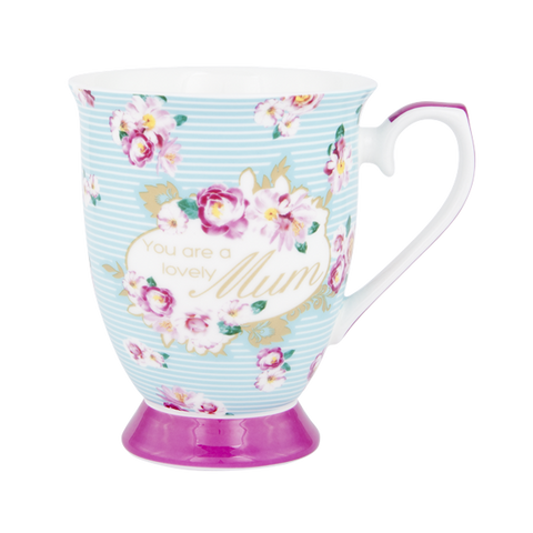 ASHDENE Mug Mum's The Word Pretty Green Mum