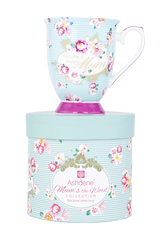 ASHDENE Mug Mum's The Word Pretty Green Mum