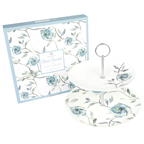 ASHDENE 2 Tier Cake Stand Bloom Beautiful