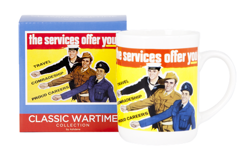 ASHDENE Mug  Classic Wartime Servicemen