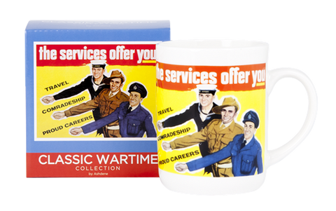 ASHDENE Mug  Classic Wartime Servicemen